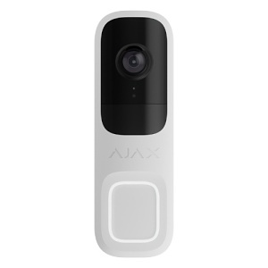 Ajax video doorbell with HD camera and illuminated call button